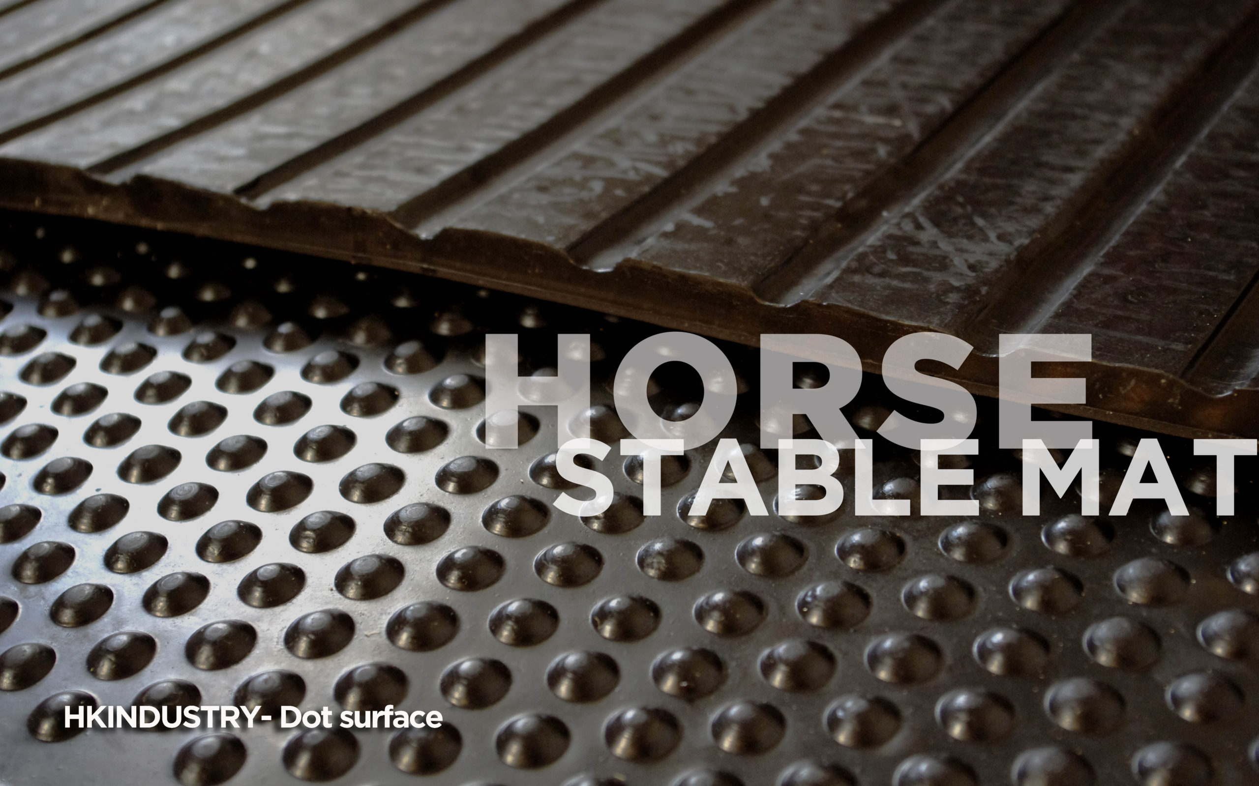 Horse rubber mat